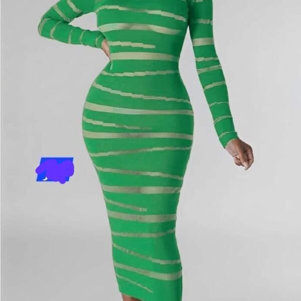 LONG SLEEVE BODYCON DRESS